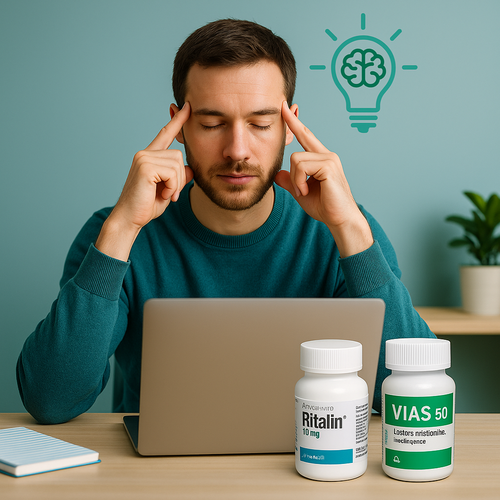 افزایش تمرکز ذهن با ریتالین