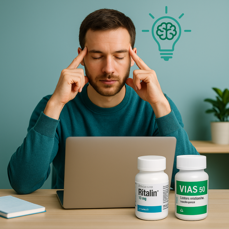 افزایش تمرکز ذهن با ریتالین