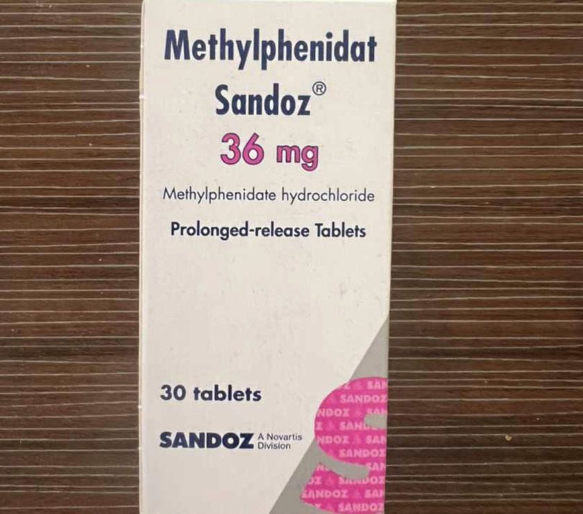 تصویر قرص متیل فنیدات ساندوز Methylphenidate sandoz