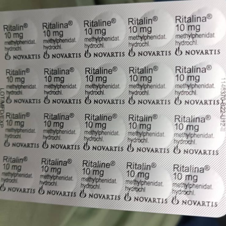 تصویر قرص ریتالین نوارتیس سوئیسی اصل