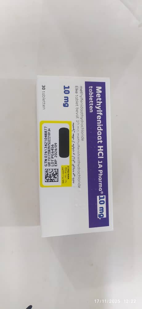 تصویر قرص ریتالین آلمانی