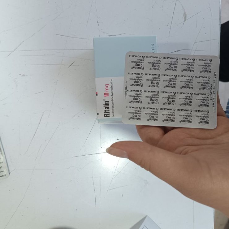 تصویر قرص ریتالین نوارتیس سوئیسی اصل