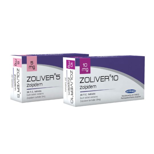 تصویر قرص زولیور زولپیدم 10 میلی گرم
