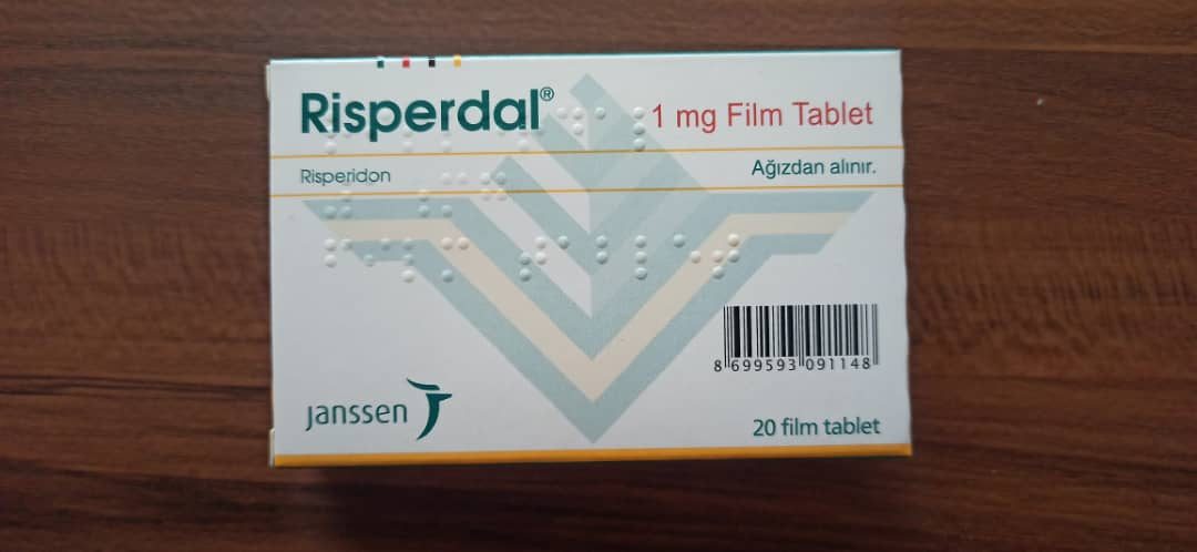 ریسپریدون (ریسپردال) خارجی 1 میلی‌گرم Janssen – بسته 20 عددی