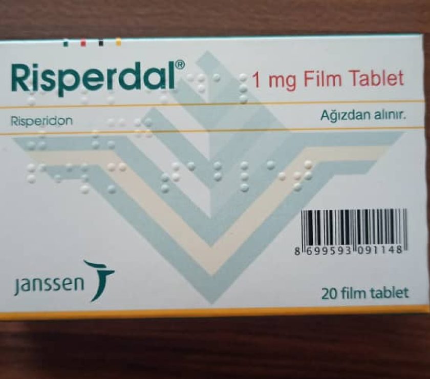 ریسپریدون (ریسپردال) خارجی 1 میلی‌گرم Janssen – بسته 20 عددی