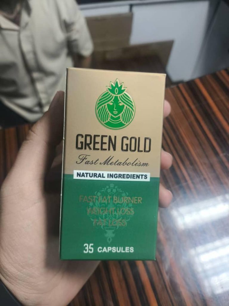 قرص لاغری گرین گلد (Green Gold) – مکمل چربیسوز طبیعی با 35 کپسول برای افزایش متابولیسم و کاهش وزن